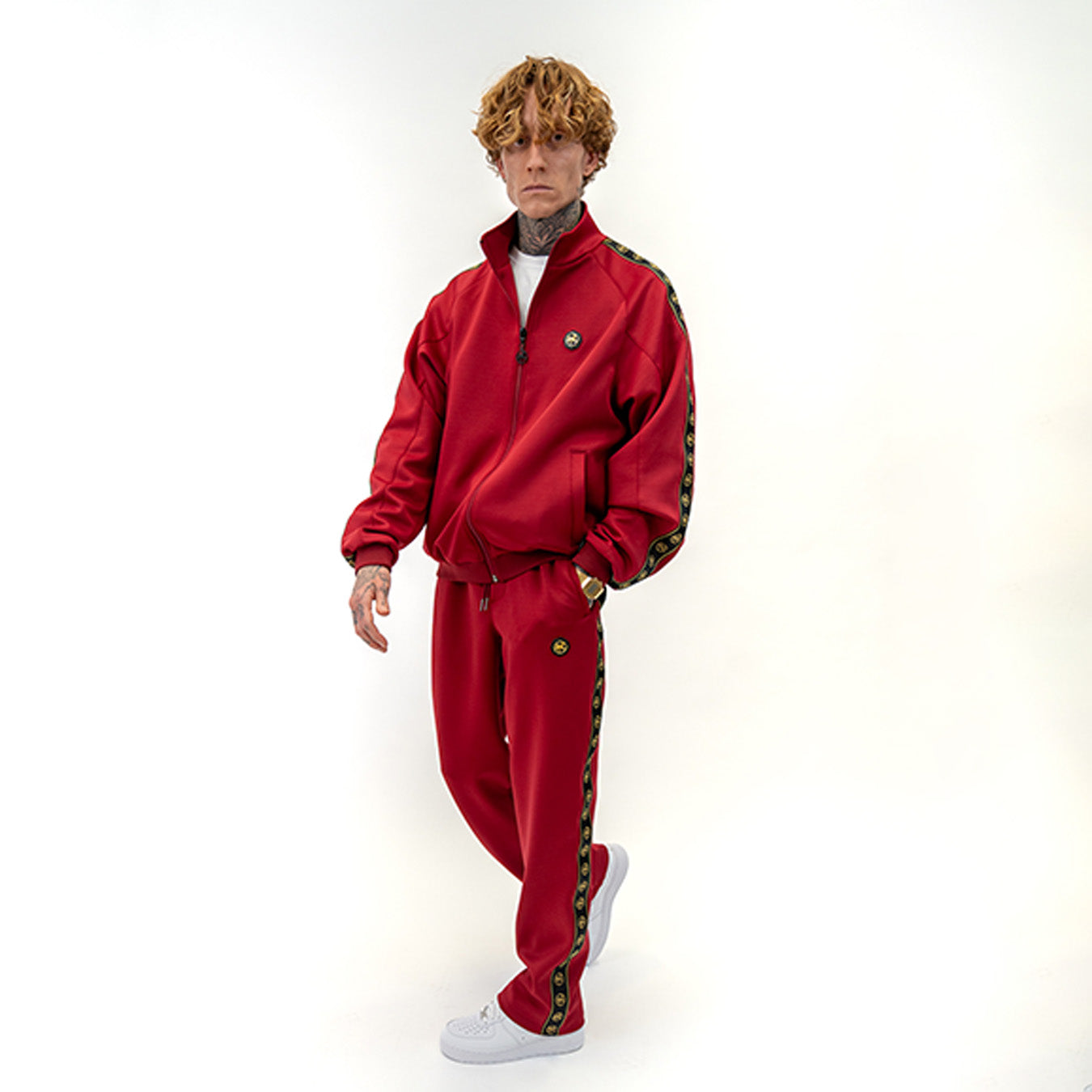 Burgundy Essential Tracksuit