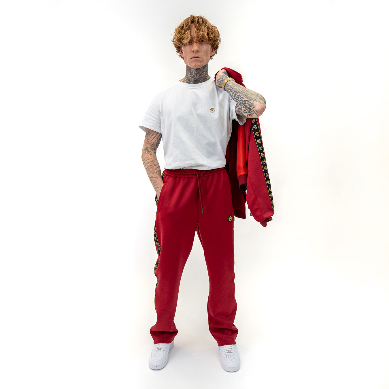 Burgundy Essential Tracksuit