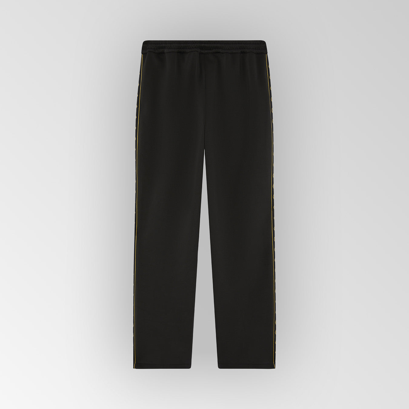 Black Essential Plated Logo Track Pants