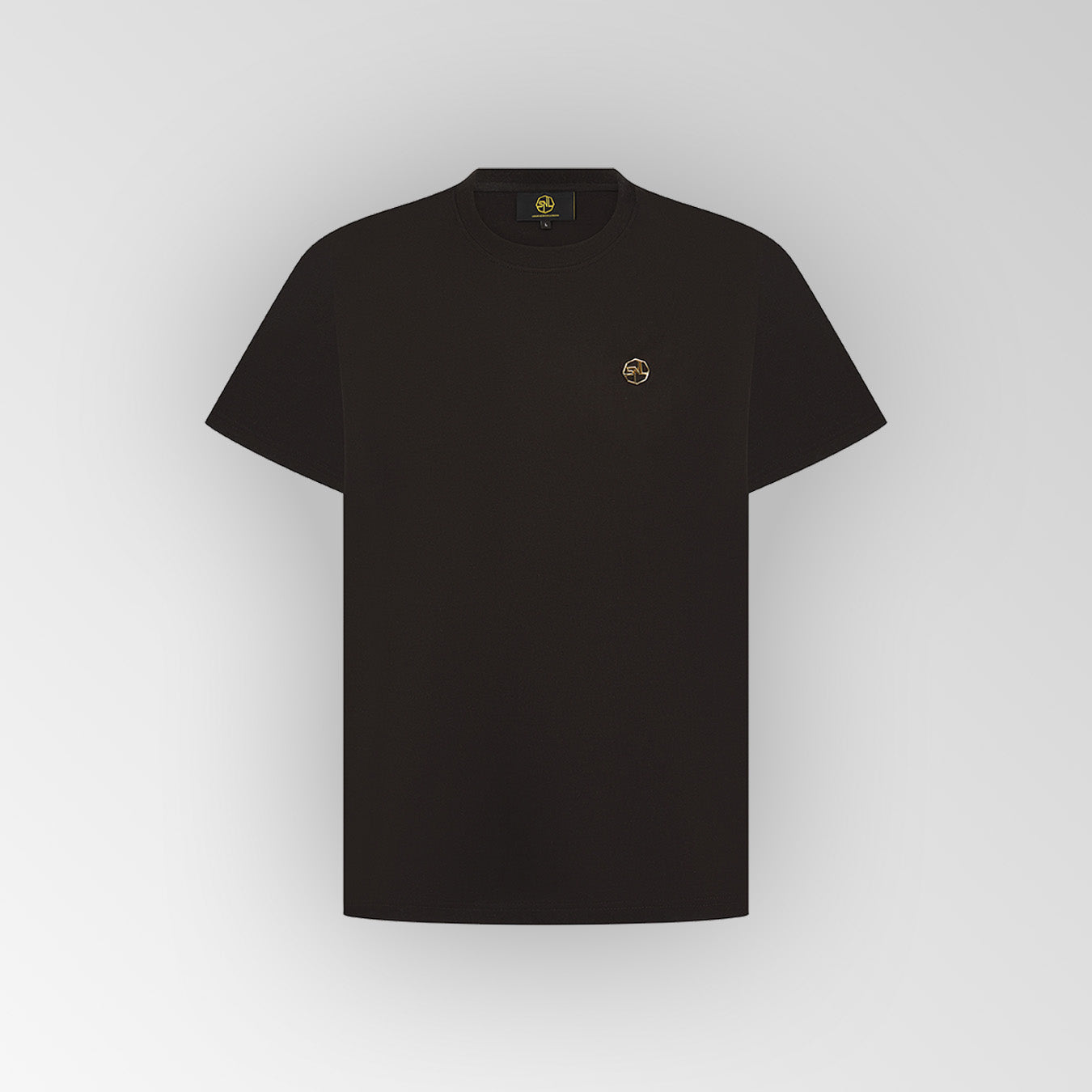 Black Classic Plated Logo T-Shirt